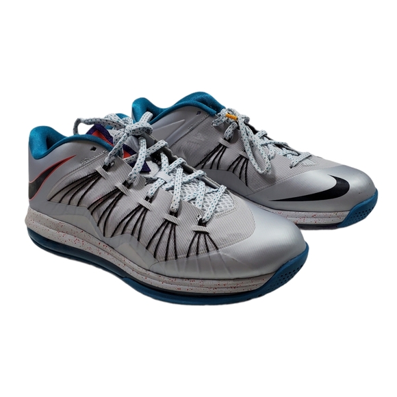 NIKE AIR MAX LEBRON X LOW "AKRON AEROS" METALLIC - Picture 5 of 16